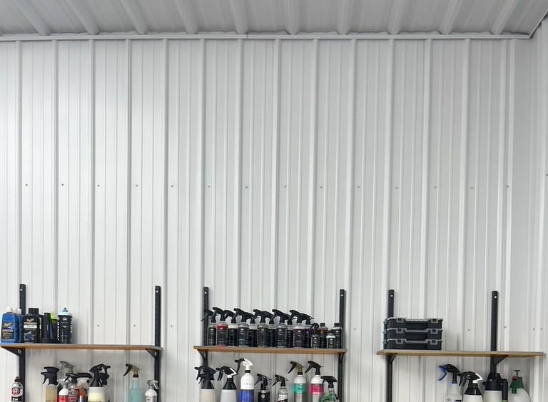 Chemical and prep wall