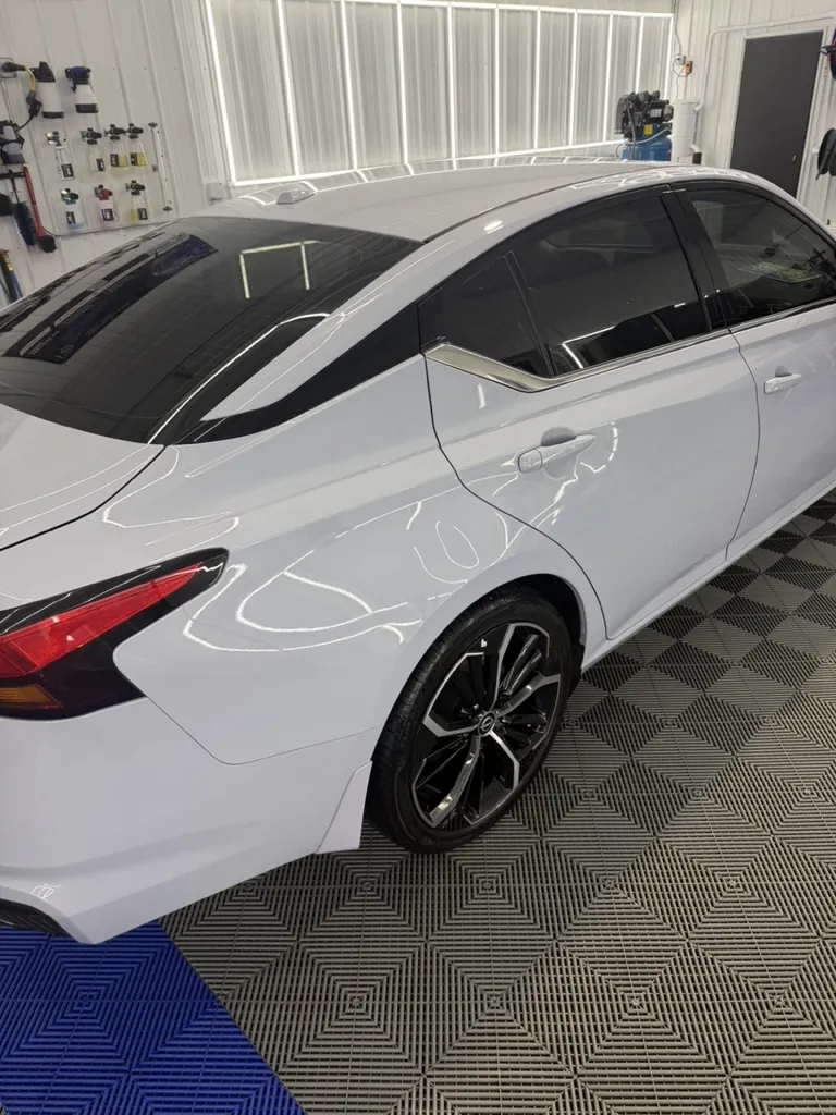 Nissan detailed and protected inside the Porter’s Detailing bay