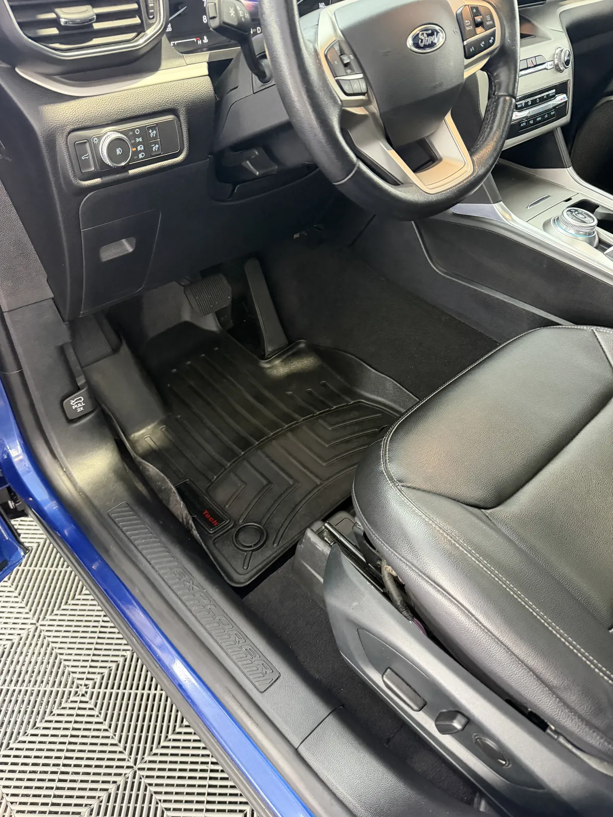 Front seat deep cleaned and extracted at Porter’s Detailing