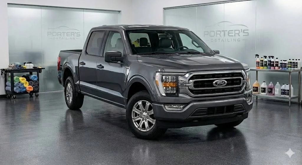 Truck with Stock window tint