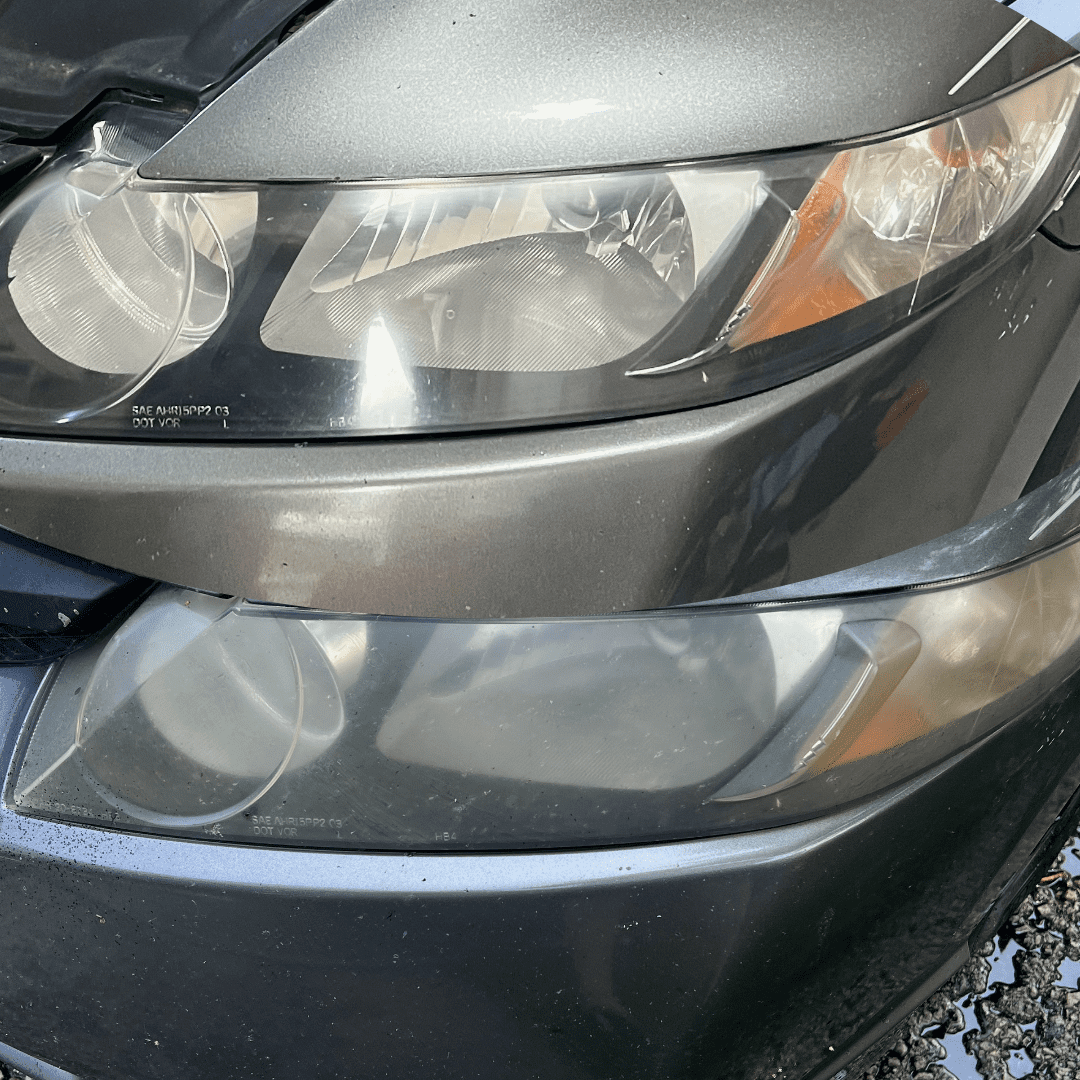 Headlight restoration before and after kankakee, il