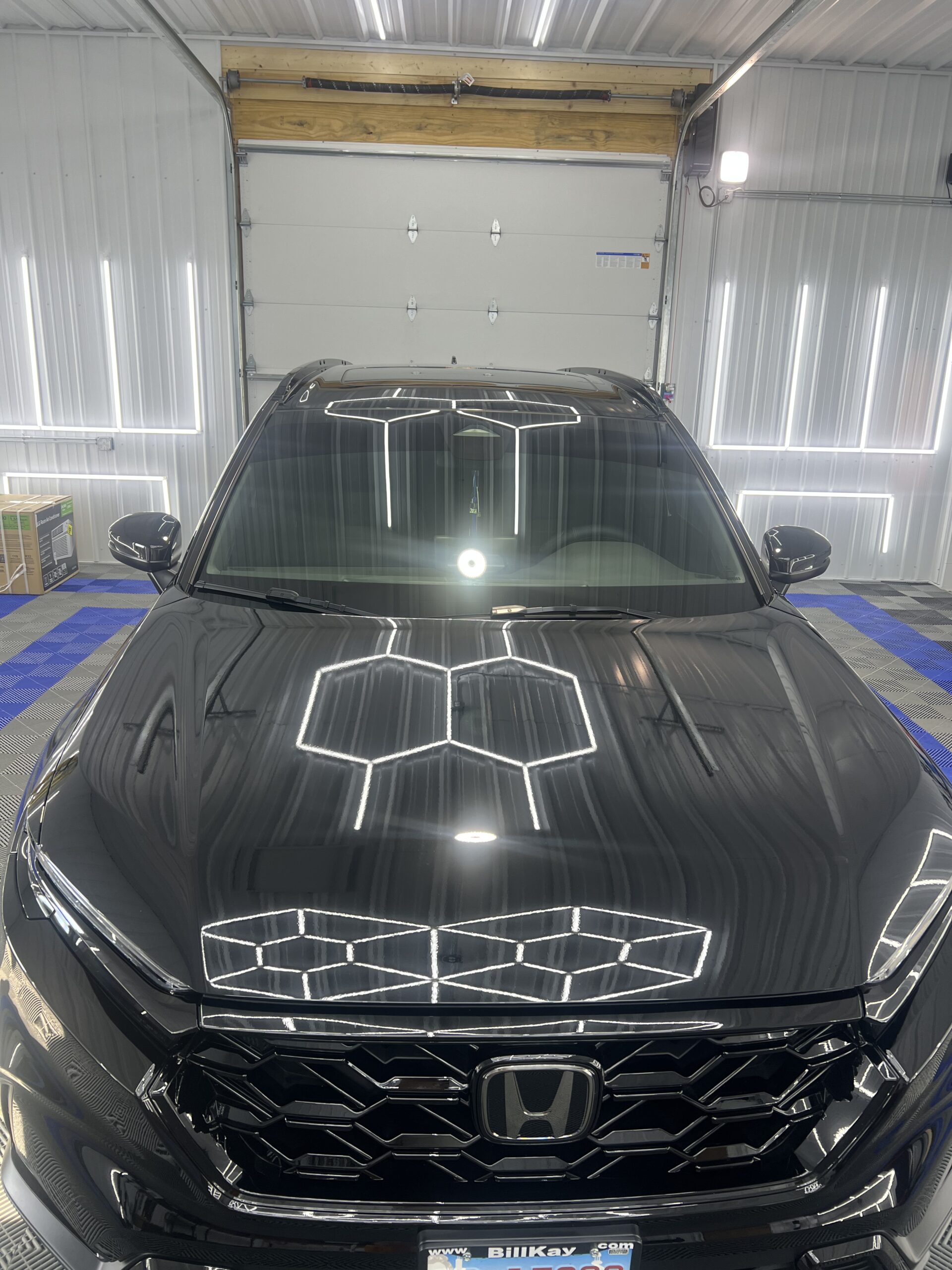 honda crv in porters detailing for a ceramic coating